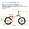 Wymiary i regulacja Early Rider EVO