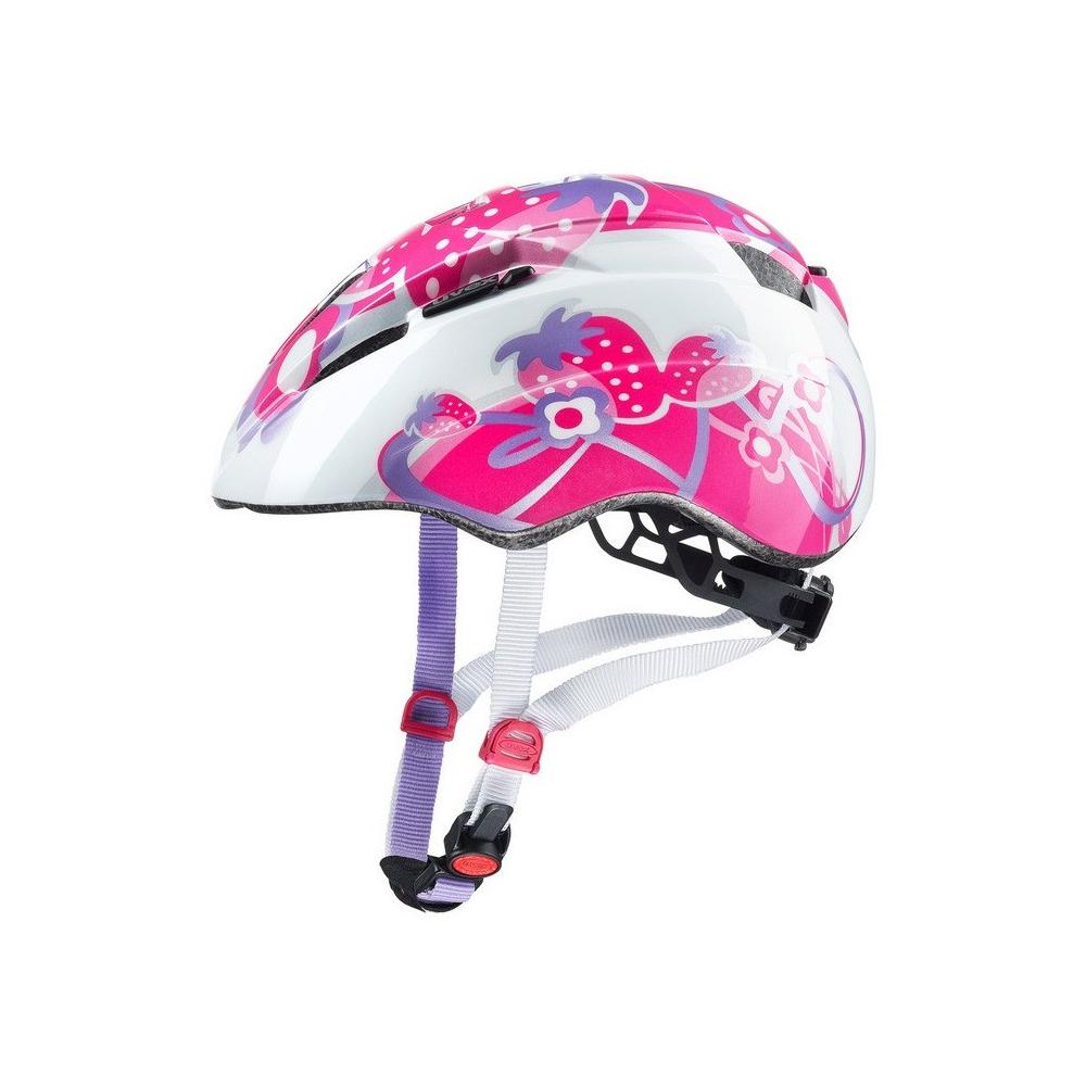 Kask Uvex Kid 2 pink strawberry - kaski Uvex dla dzieci - Sklep AktywnySmyk Warszawa