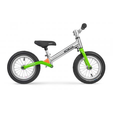 Widok z boku - rowerek bez pedałów LIKEaBIKE Jumper zielony