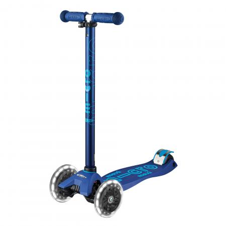 Hulajnoga Maxi Micro Deluxe LED Navy Blue