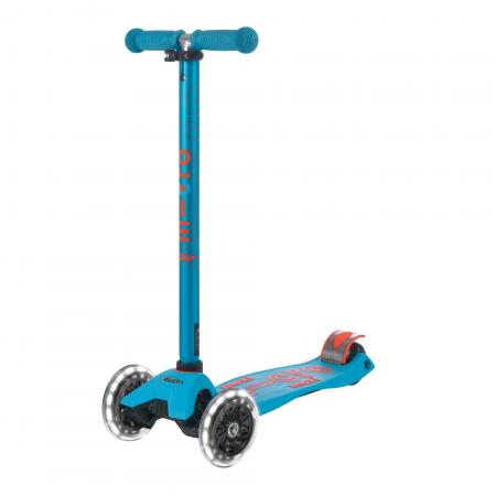 Hulajnoga Maxi Micro Deluxe LED Caribbean Blue