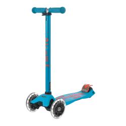Hulajnoga Maxi Micro Deluxe LED Caribbean Blue
