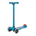 Hulajnoga Maxi Micro Deluxe LED Caribbean Blue