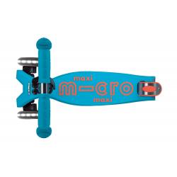 Hulajnoga Maxi Micro Deluxe LED Caribbean Blue