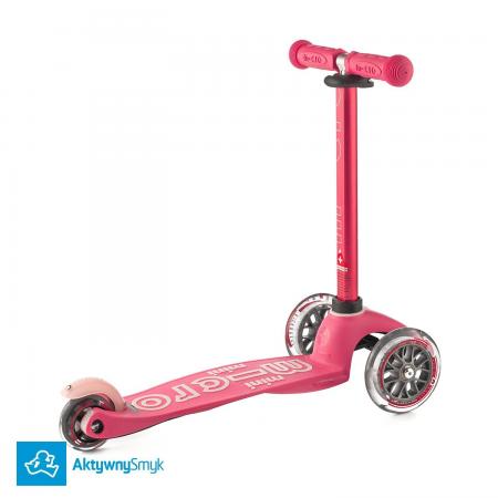 Różowa Mini Micro 3in1 Deluxe Plus - jeździk i hulajnoga Mini Micro Deluxe