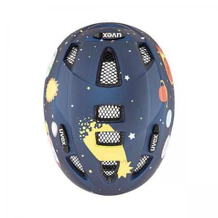 Kask Uvex Kid 2 CC dark blue rocket mat