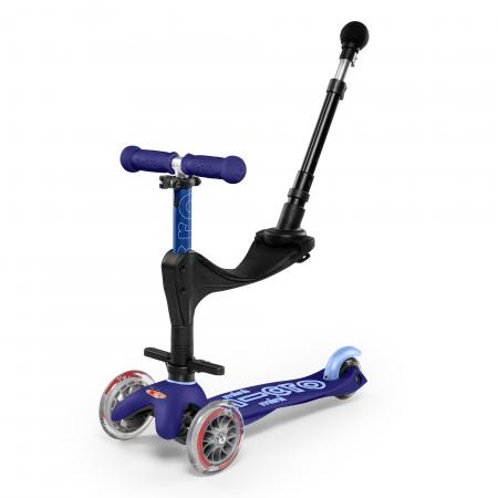 Mini Micro 3in1 Deluxe Plus Blue - jeździk i hulajnoga Mini Micro Deluxe