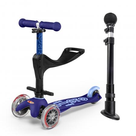 Mini Micro 3in1 Deluxe Plus Blue - jeździk i hulajnoga Mini Micro Deluxe