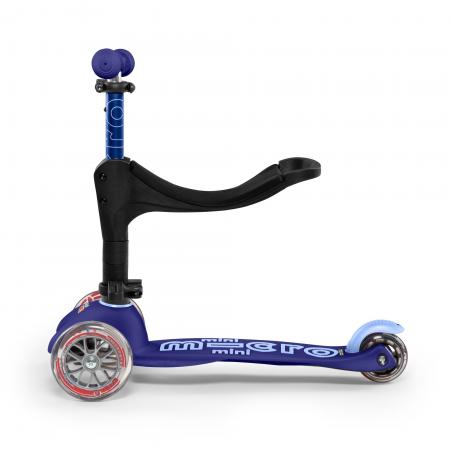 Mini Micro 3in1 Deluxe Plus Blue - jeździk i hulajnoga Mini Micro Deluxe