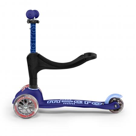 Mini Micro 3in1 Deluxe Plus Blue - jeździk i hulajnoga Mini Micro Deluxe