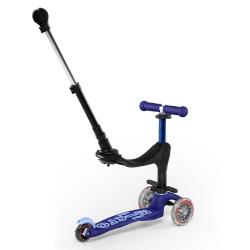 Mini Micro 3in1 Deluxe Plus Blue - jeździk i hulajnoga Mini Micro Deluxe