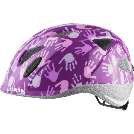 Kask dziecięcy Alpina Ximo berry hands gloss