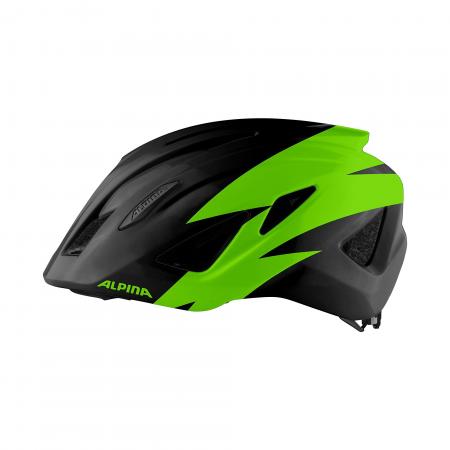Kask dla dziecka Alpina Pico black-green gloss