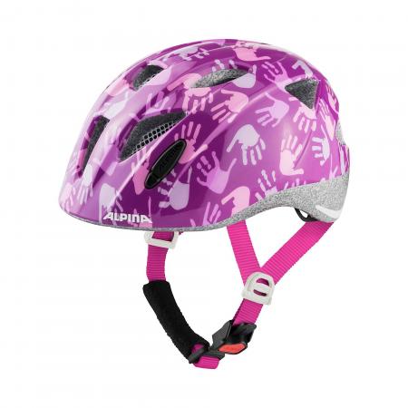 Kask dziecięcy Alpina Ximo berry hands gloss