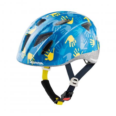 Kask dziecięcy Alpina Ximo blue hands gloss