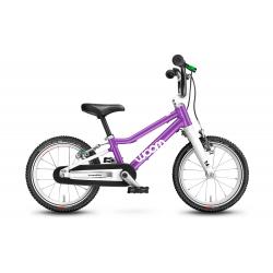 Lekki fioletowy rower woom 2 dla 2½- trzylatki , wzrost od 95 cm - Sklep AktywnySmyk Warszawa