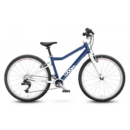 Lekki granatowy rower woom 5 (na kołach 24") - Sklep AktywnySmyk Warszawa