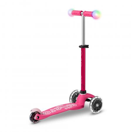 Hulajnoga Mini Micro Deluxe Magic Pink LED świecące kółka i uchwyty