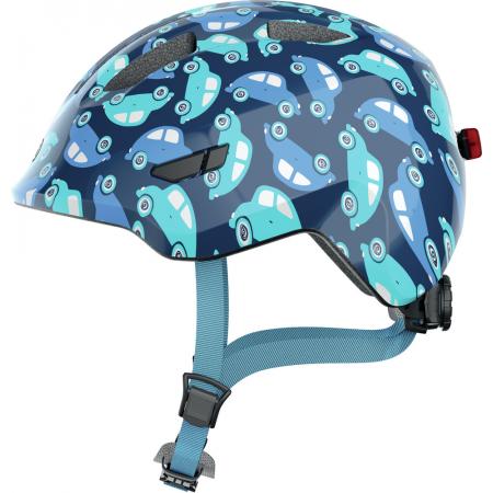 Kask Abus Smiley 3.0 LED Blue Car
