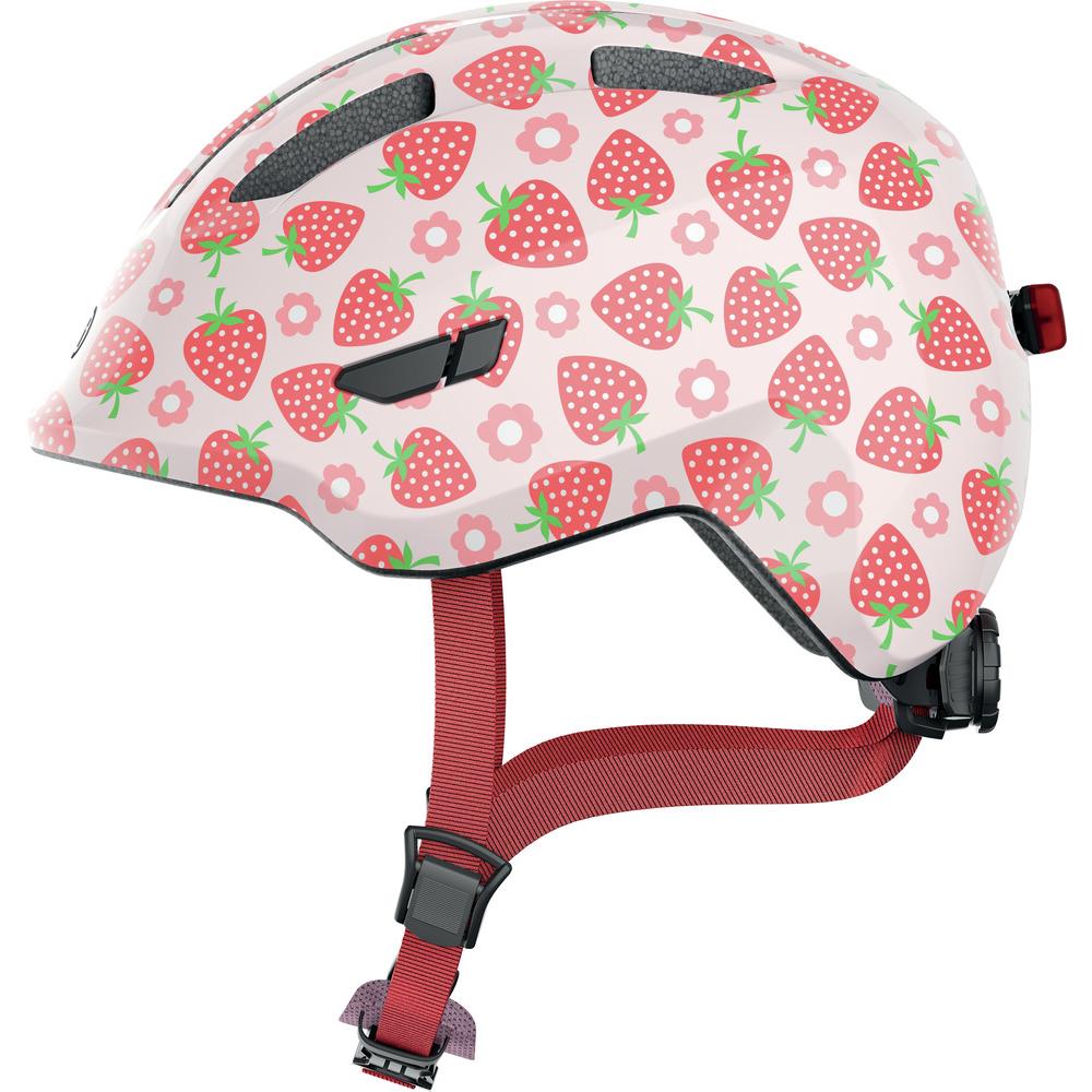 Kask Abus Smiley 3.0 LED Rose Strawberry Kask Abus Smiley 3.0 LED Rose Strawberry