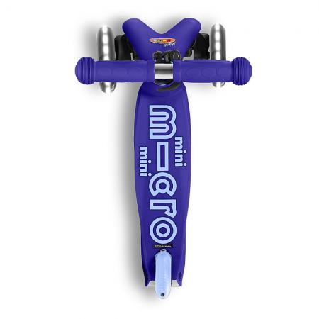 Niebieska hulajnoga Mini Micro Deluxe LED Blue