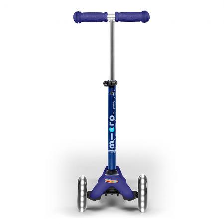 Niebieska hulajnoga Mini Micro Deluxe LED Blue