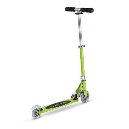 Zielona hulajnoga Micro Sprite LED Chartreuse