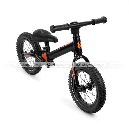 Czarny amortyzowany rowerek biegowy LIKEaBIKE Jumper