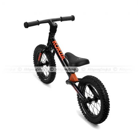 Amortyzowany rowerek biegowy LIKEaBIKE Jumper w kolorze czarnym