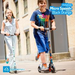 Hulajnoga Micro Speed Aztec Black dla ponad 5 latka