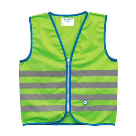 Kamizelka odblaskowa dla dziecka Wowow Fun Jacket seledynowa