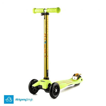 Żółta hulajnoga Maxi Micro Deluxe