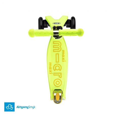 Żółta hulajnoga Maxi Micro Deluxe