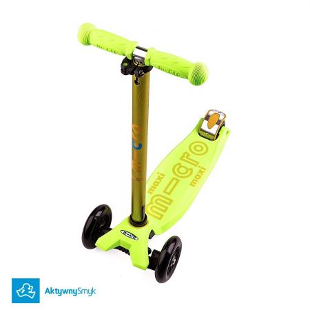 Żółta hulajnoga Maxi Micro Deluxe