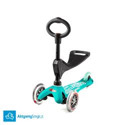 Mini Micro 3in1 Deluxe Aqua - jeździk i hulajnoga Mini Micro Deluxe