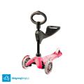 Różowa Mini Micro 3in1 Deluxe - jeździk i hulajnoga Mini Micro Deluxe