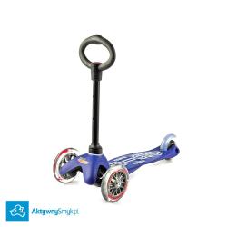 Niebieska Mini Micro 3in1 Deluxe - jeździk i hulajnoga Mini Micro Deluxe