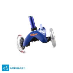 Niebieska Mini Micro 3in1 Deluxe - jeździk i hulajnoga Mini Micro Deluxe