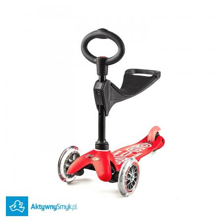 Mini Micro 3in1 Deluxe Red - jeździk i hulajnoga Mini Micro Deluxe