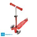 Czerwona Mini Micro 3in1 Deluxe - jeździk i hulajnoga Mini Micro Deluxe