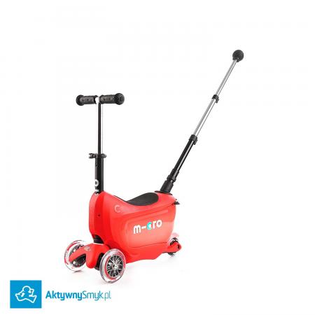 Czerwony jeździk Micro Mini2Go Plus Deluxe Red