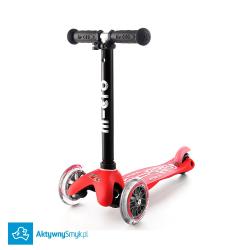 Micro Mini2Go Plus Deluxe Red - jeździk i hulajnoga