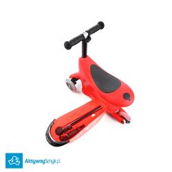 Micro Mini2Go Plus Deluxe Red - jeździk i hulajnoga
