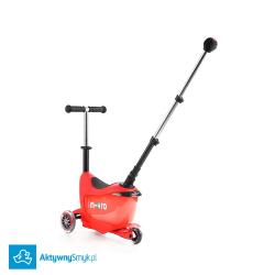 Micro Mini2Go Plus Deluxe Red - jeździk i hulajnoga