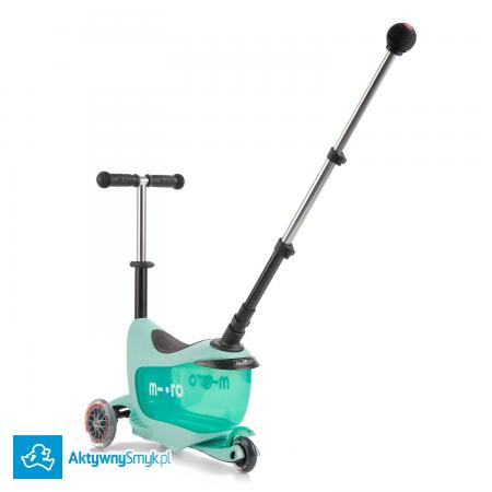 Micro Mini2Go Plus Deluxe Mint - jeździk i hulajnoga