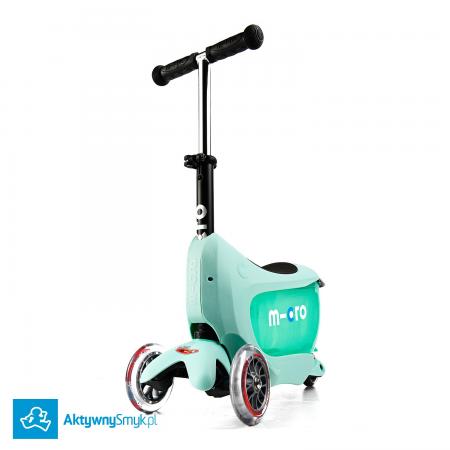Micro Mini2Go Plus Deluxe Mint - jeździk i hulajnoga