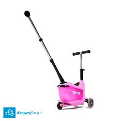 Micro Mini2Go Plus Deluxe Pink - jeździk i hulajnoga
