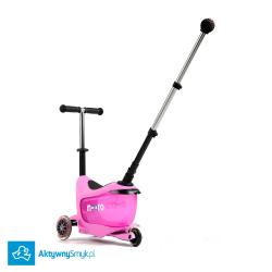 Micro Mini2Go Plus Deluxe Pink - jeździk i hulajnoga