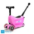 Micro Mini2Go Plus Deluxe Pink - jeździk i hulajnoga