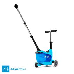 Micro Mini2Go Plus Deluxe Niebieski - jeździk i hulajnoga